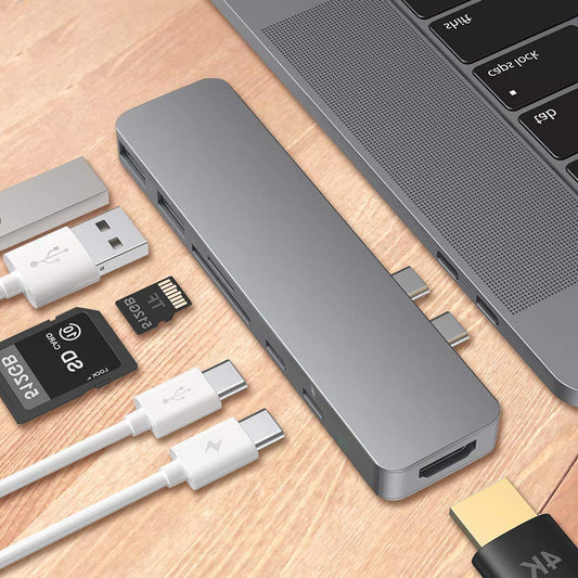 7-in-1 Multi-function Dual-head Type-C Hub Docking Station_10