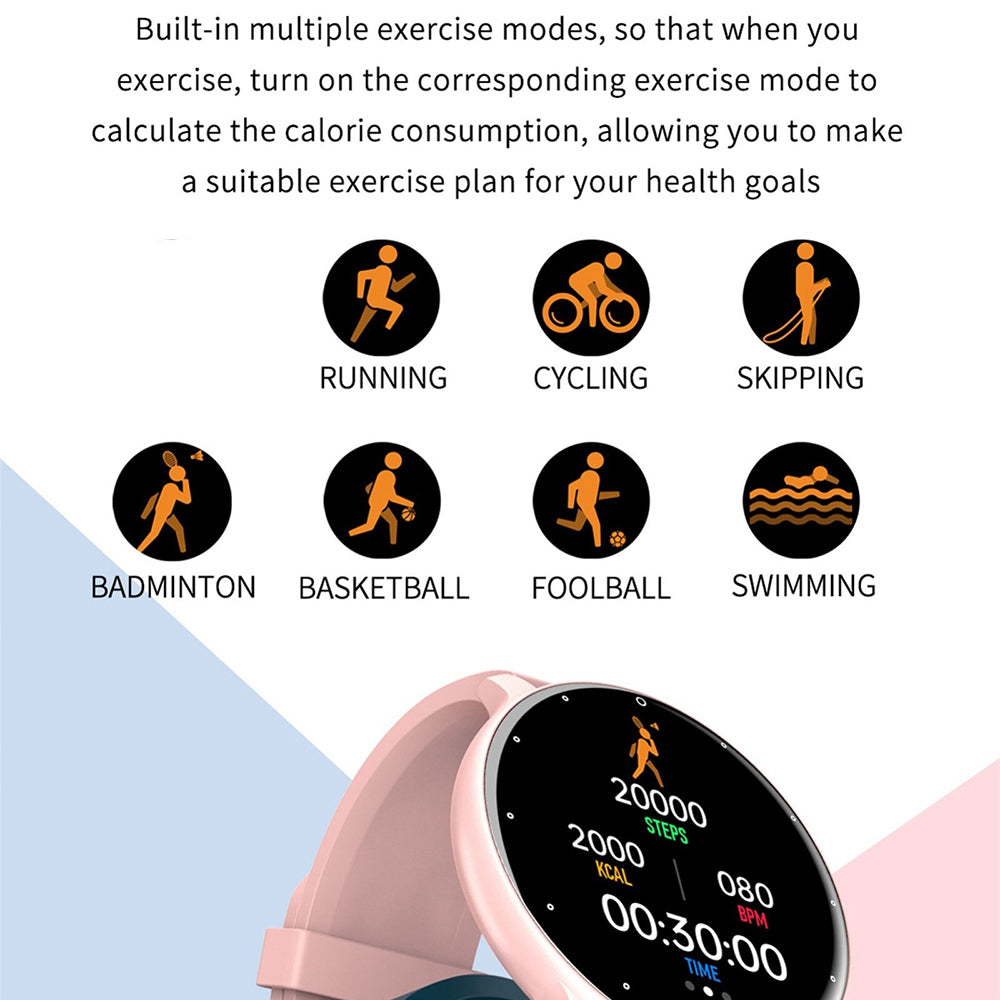 Full Touch Screen Activity and Health Monitor Smartwatch- Magnetic Charging_19