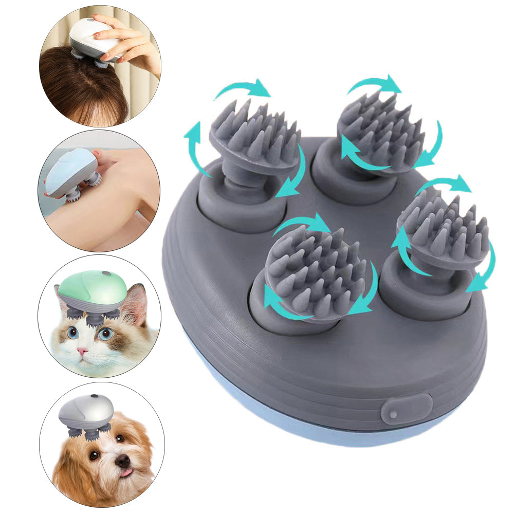 Mini Electric Scalp Massager Health Care Massage Kneading Vibrating Device- USB Rechargeable_8